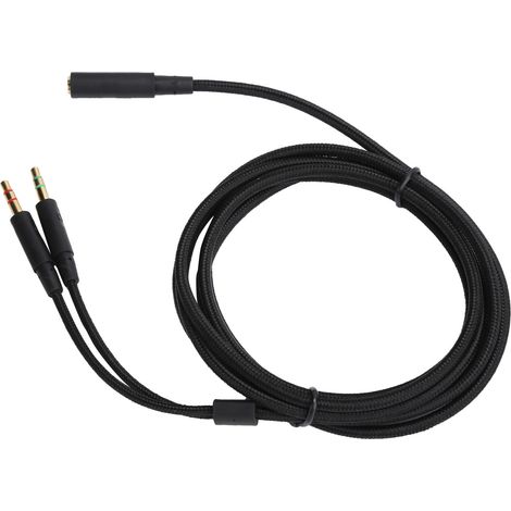 Adaptateur Double Jack 3.5mm pour Casque Gaming HyperX Cloud Stinger Mix Alpha (1/5)