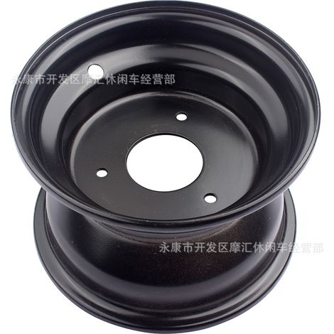 ATV 4WD ATV-Teile 50-125cc 16x8-7 Zoll Dreiloch-Felge Stahlfelge Schwarz (1/5)