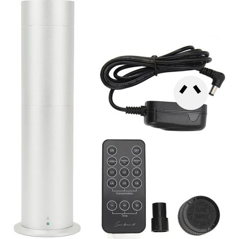 200 m³ 120 ml ätherischer Öldiffusor mit Fernbedienung, für Zuhause, Hotel und Spa, australischer Stecker, rutschfestes Design in Silber (1/5)