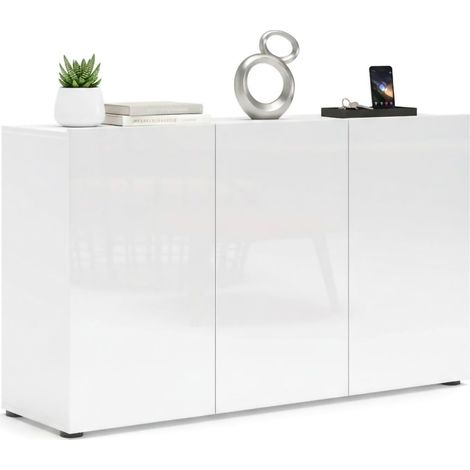 Amelyah Sideboard, 2 Fächer, 38x135x79h cm Weiß