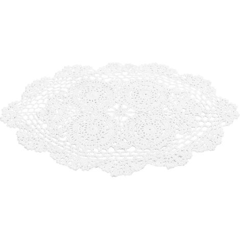 Napperon décoratif en crochet, dentelle de coton, ornement de table (1/5)