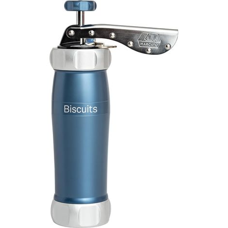 Marcato Design Powder Blue Keks-Presse Aluminium