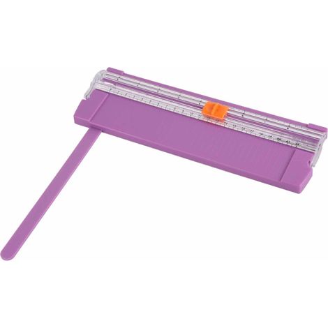Découpe-papier léger mini portable pliable, planche de coupe A4 pour étudiants, massette de précision, violet foncé, format poche (1/5)