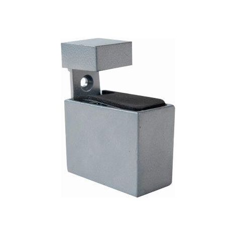 CLIP SET REGOLABILE ''CUADRO'' 6-20 MM ARGENTO