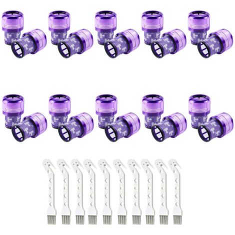 20 Pack Filtres pour Dyson V11 Absolute Extra Pro, V11 Torque Drive Animal, V15 Detect sans fil Aspirateur SV14 SV17 SV22 Hepa Filtre de Remplacement Lavable Remplace DY-970013-02 (1/5)