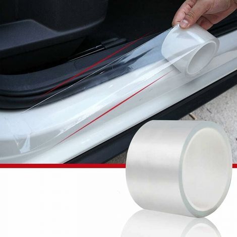 3mx10 cm film pour Voitures, Motos, Vélos - Transparent, Autocollant, Protection Peinture, Protection Bord de Porte, Protection Bord (1/5)
