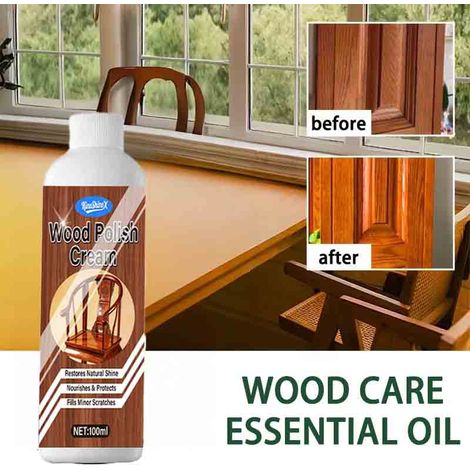 Holzpolierpaste, Möbelpolitur, Bodenwachs Formel zur Pflege, Reparatur und zum Schutz von Möbeln mit natürlichem Bienenwachs. (1/5)