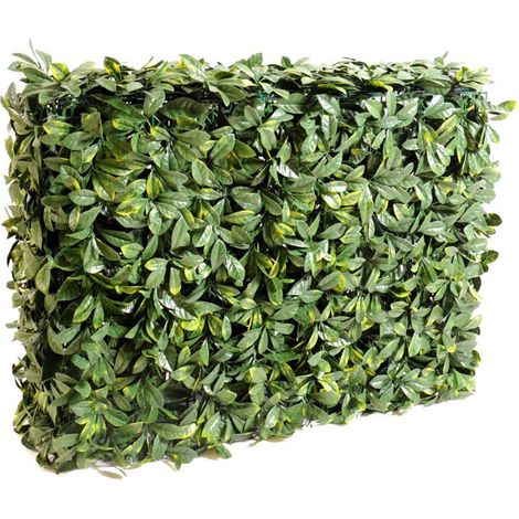Plante artificielle haute gamme Spécial extérieur / Cornouiller artificiel HAIE - Dim : 75 x 32 cm -PEGANE- (1/2)