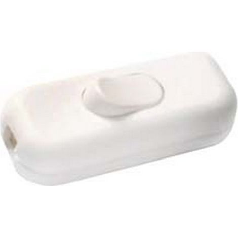 10PZ INTERRUTTORE PASSAFILO UNIPOLARE BIANCO