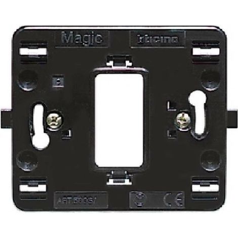 Bticino magic supporto 1 modulo scatola tonda 500s/1
