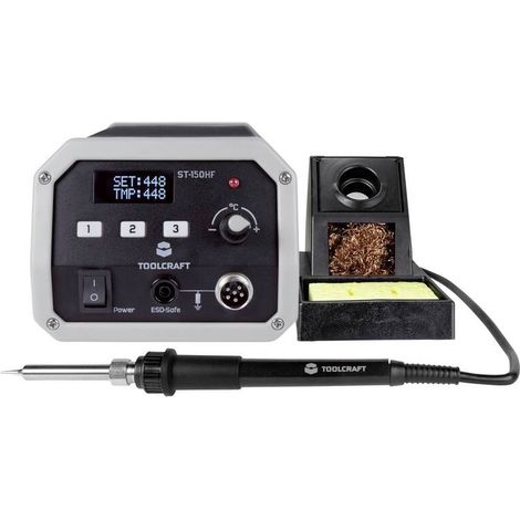 [GEBRAUCHT] B-Ware Toolcraft ST-150 HF Hochfrequenz-Lötstation digital 150 W 50 bis 480 °C (1/2)