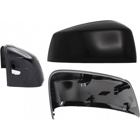 Coque de rétroviseur droite noire brillante avec trou side Volkswagen Caddy 5 (SB-SK) depuis 2021