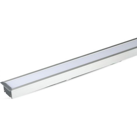 Ligne Lumineuse LED Encastrable Interconnectable 60x70 120cm 40W Samsung Chip Argenté V-TAC PRO VT-7-41 FS - 120 deg (1/5)