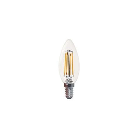 LAMPADA FILO LED OLIVA CHIARA E14- - 5w E14 - 2700 °K calda - 470lm - cl. en.E - 10 pezzi SYNTESY