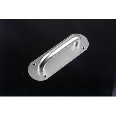 Tirador de puerta AIDUCHO de acero inoxidable para armarios, gabinetes y puertas corredizas de cocina - Forma ovalada - 7.87 pulgadas (1/5)