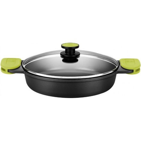 Cazuela baja aluminio fundido foodie induccion 24 cm (1/3)