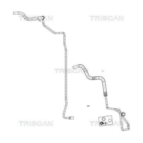 Tuyau hydraulique, direction TRISCAN 8516 29011 AUDI 1J1 422 891 E