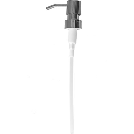 Pompe de rechange pour distributeur de savon liquide en acier inoxydable, accessoire de salle de bain pour lotion liquide