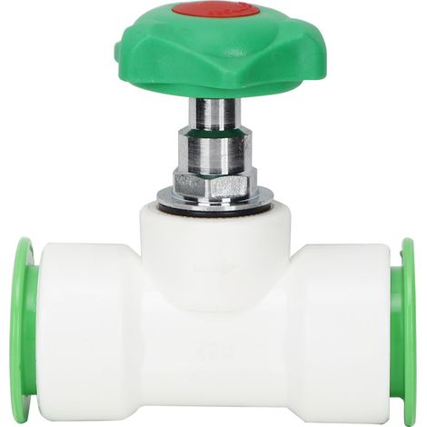 Robinet d'arrêt d'eau rapide en plastique PPR 32 mm, raccord pour tuyauterie de salle de bain et cuisine (1/5)