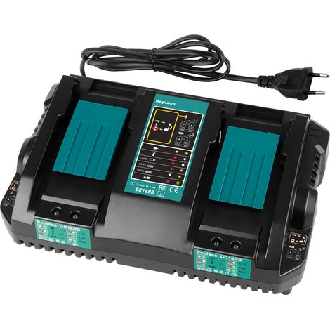 Chargeur de batterie lithium-ion 4 A 14,4 V-18 V Remplacement BL1850 BL1860 BL1815N BL1830 BL1840 (1/5)