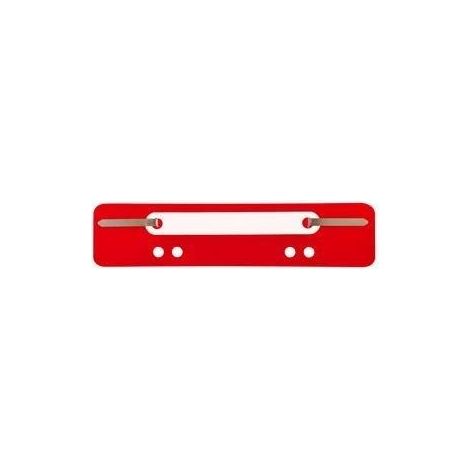 Clips rojos para carpetas (25 unidades) MemoBe