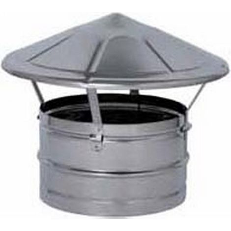 FUMAIOLO ZINCATO TONDO A CAPPELLO 'CINESE' Ø 130 mm