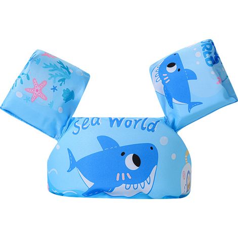 Brassard De Natation Enfant - Nylon Robuste - Système De Serrage Réglable - Pour Apprentissage De La Natation - Par Paquet De 2 (1/5)