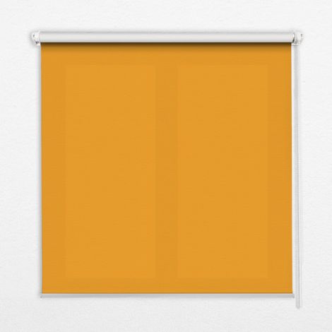 Tenda a Rullo Interna per Finestra - Tenda Filtrante Luce - Tenda Privacy - Tenda Decorativa Rettangolare - Rullo per Interni - (130 cm x 140 cm) - Arancione scuro