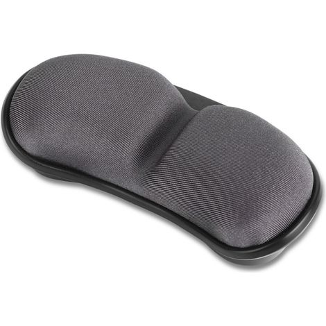 Weiche und bequeme Handgelenkauflage mit ergonomischer Memory-Schaumstoffunterstützung, ideal für Gaming und Büroarbeit. Die rutschfeste Unterseite sorgt für Stabilität und reduziert Ermüdungserschein