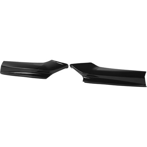 Paire de spoilers avant réduction de résistance au vent, coins de pare-chocs en ABS brillant noir pour Série 5 F10 F11 M Sport 2010-2016, kit de 2 pièces (1/5)