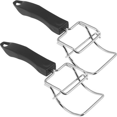 Schwarze Gebäckzange aus Edelstahl (2er-Set) (1/5)