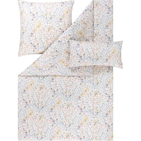 Juego de ropa de cama de satén Estella 7990/985 Lene Mako, 200x220cm, 5 piezas (1/2)