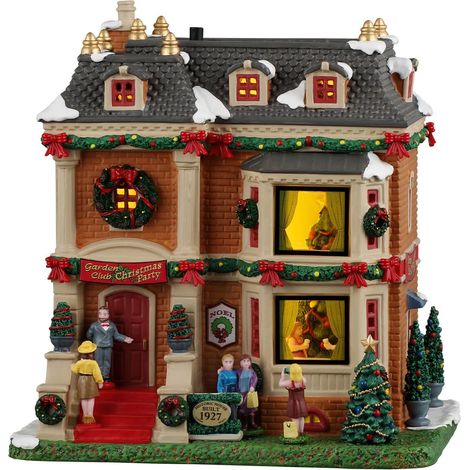 Garden Club Christmas Party - LEMAX COD. 65580 adattatore (4.5 V) incluso (1/2)
