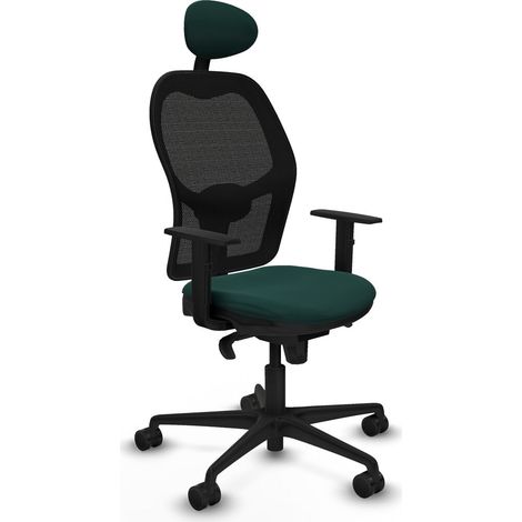 Sedia Ufficio con Poggiatesta Jorquera Piqueras y Crespo 1D036N1 Verde (1/5)
