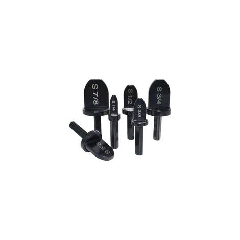 Extenseur de Tuyau en Cuivre, 6 Pièces Expandeur de Tube, Outil Délargissement de Tuyau en Cuivre, Tube CVC Pour Tuyaux en Aluminium et Autres Tuyaux en Métal Souple Manuels Kit de Service