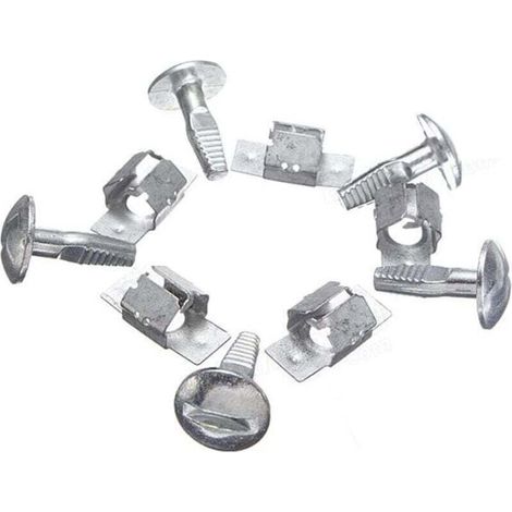 Tuserxln – Lot de 5 vis de fixation pour cache moteur – Clips en alliage d'aluminium – Remplacement facile pour Peugeot Citroën 206 207 406 407 806 807 (1/5)