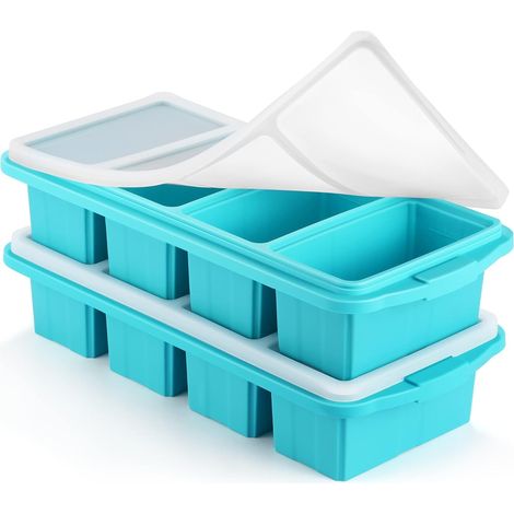 Récipient de congélation en silicone avec couvercle – Moules pour (1/5)