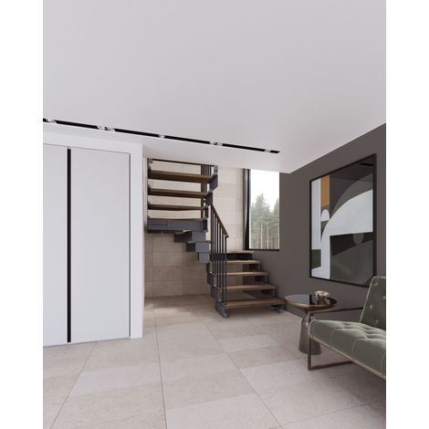 Misterstep - Scala a U (2 curve) - modello Compositiy - Colore Legno Noce 25 (1/5)