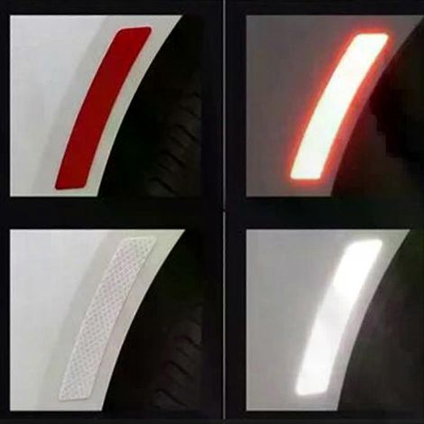 Reflektierender Aufkleber für Auto-Radnaben, kratzfest, Warnaufkleber für mehr Sicherheit bei Nacht, dekorativer Streifenaufkleber für Auto-Aufkleber-JXLGV (1/4)