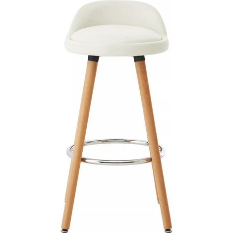 Premier Housewares Normann White Bar Stool (1/5)