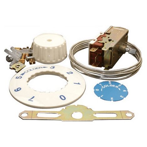 Thermostat VT9 (AS0000154, 481927129103) Réfrigérateur, congélateur AEG, ARISTON HOTPOINT, ARTHUR MARTIN ELECTROLUX, BAUKNECHT, BRANDT, CANDY, DE DIETRICH, ELECTROLUX, FAGOR, FAR, FAURE, HOOVER, IGNIS (1/2)
