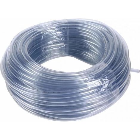Tuyau Transparent en PVC, Diamètre 6/9 cm, Longueur 50 m