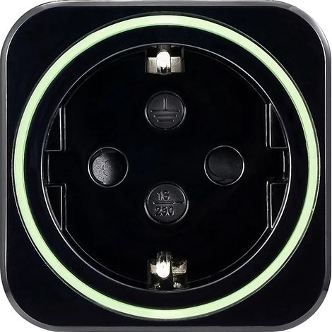 [NEUWERTIG] B-Ware Voltcraft Energiekosten Messgerät Stromzähler Wi Fi Sem6500 Schwarz App Steuerung