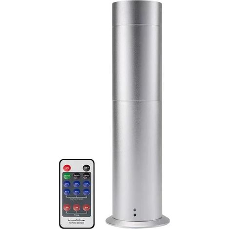 Diffuseur D'Huiles Essentielles Huiles D'Aromathérapie Diffuseur de Parfum Nébuliseur Désodorisant pour Hôtel Maison Prise UE Argent Facile à Utiliser (1/5)