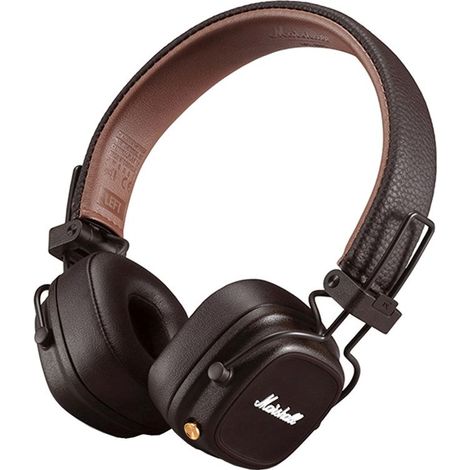 MARSHALL Major IV - Kabelloses Headset - Bluetooth - Braun