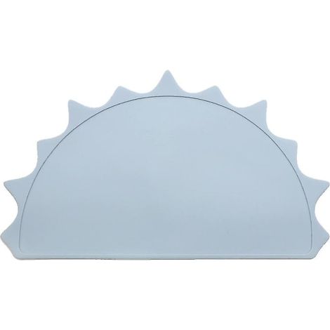 Set de 6 tapis de sol en silicone antidérapant pour animaux, avec rebords surélevés, protection de table imperméable. (1/5)