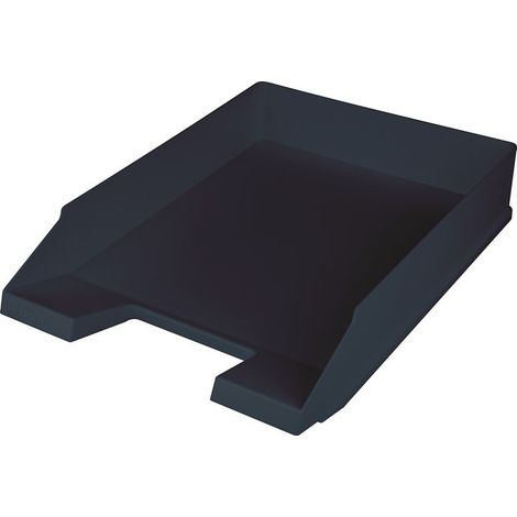 Bandeja para cartas DIN A4-C4 negra H67xA254xD347mm con asa empotrada + campo de rotulación (Por 5)