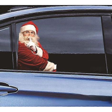 Auto-Heckscheibenaufkleber für Weihnachtsdekoration, Auto-Fensteraufkleber, neuer lustiger 3D-Autoaufkleber