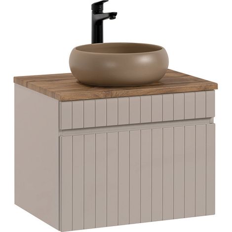 Waschtisch 60cm Zelie mit 1 Schublade, Kaschmir (1/5)