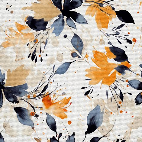 Tela decorativa para exteriores Oxford - Estampado floral - DX2038 (1/5)